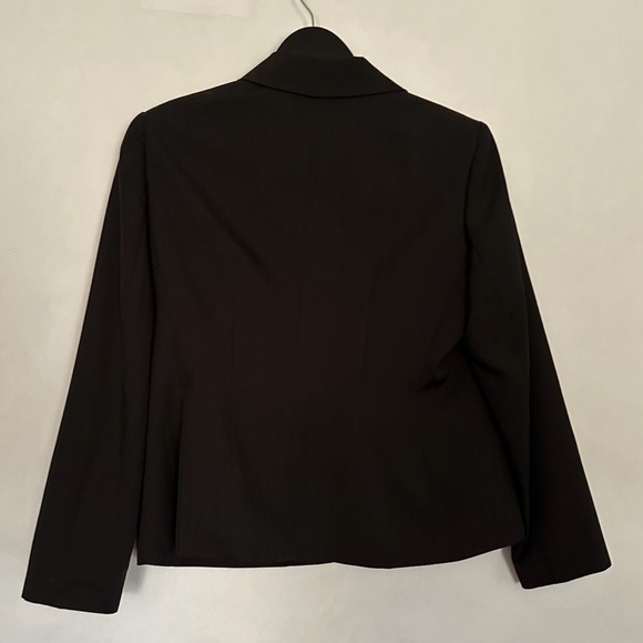 Evan Picone PETITE Black 2 Piece Suit Button Vintage Career Office 12P Petite - Picture 4 of 14